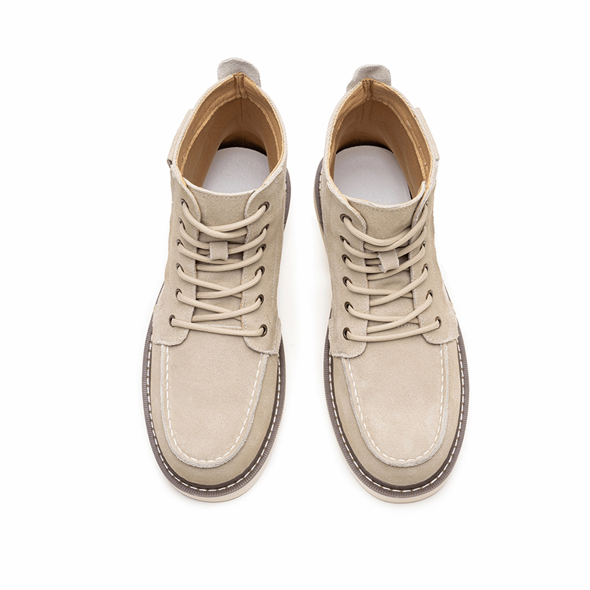 Men's 6" Moc-Toe Wedge Boots - Heritage Suede | C003 Work Boots Usa