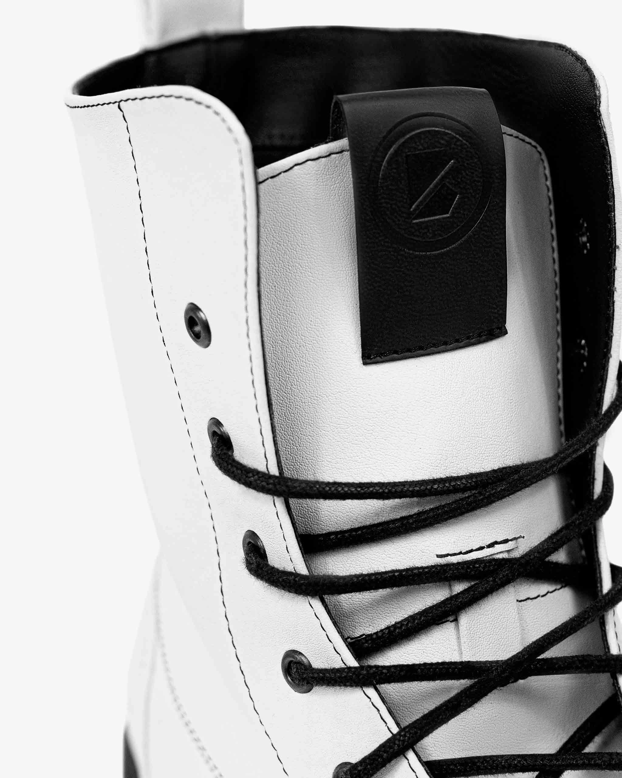 Workers No. 2 White  Boots made of Desserto cactus leather - outlet Adidas 3d Printed Shoe