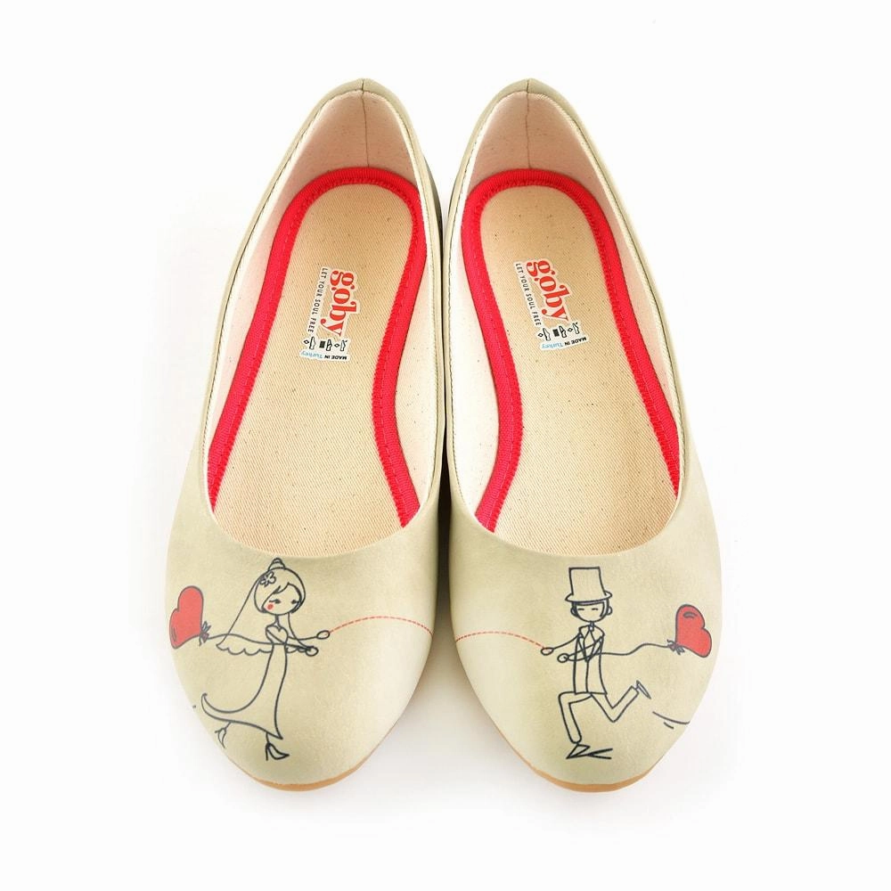 Hero Mode Love Story Ballerinas Shoes 1009