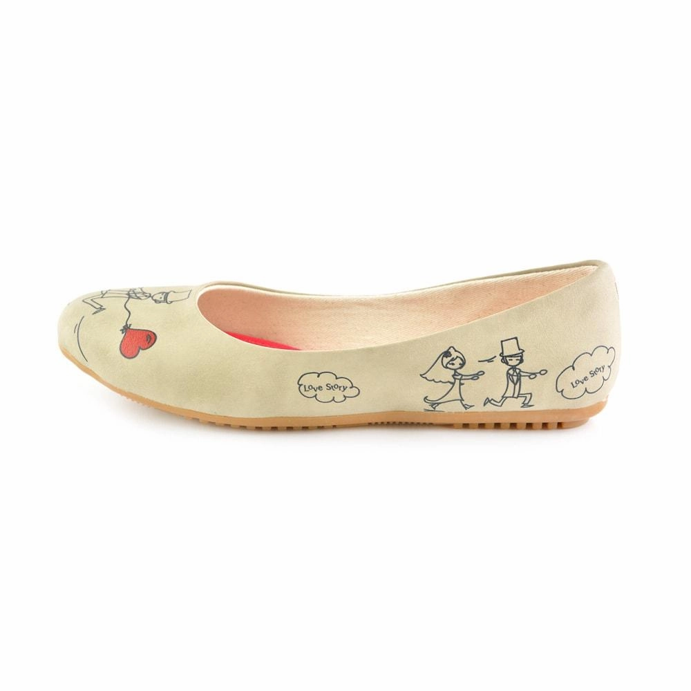 Love Story Ballerinas Shoes 1009 heel cup