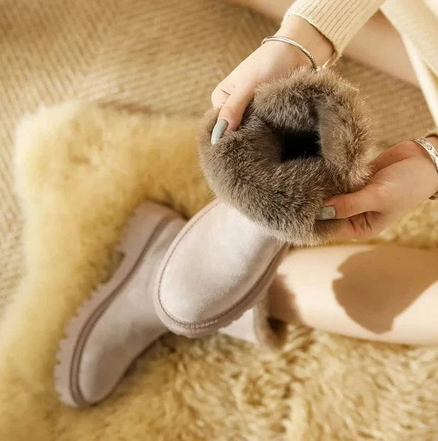 Sabine  Bottes doubles et chaudes, parfaites pour lhiver 2023 Boots With Feathers