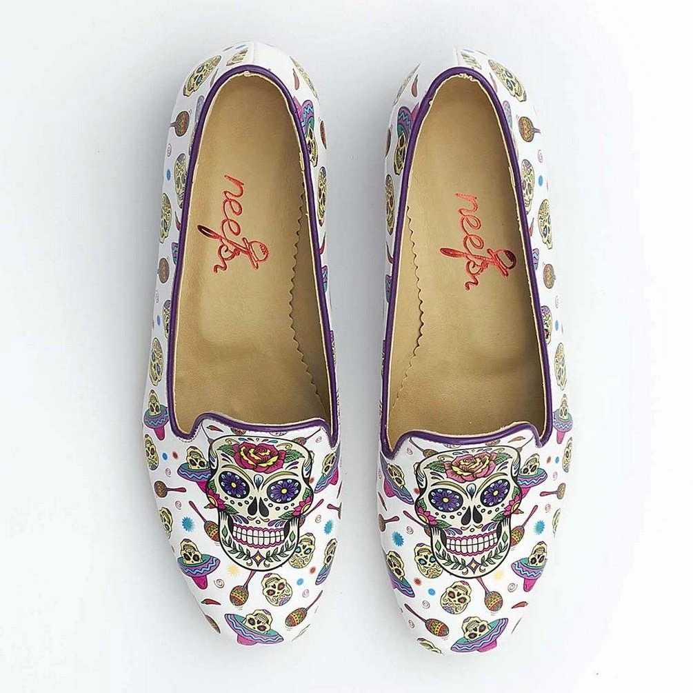 Skull Career Heel Shoes BYZ204 Step Tall Winter Warm