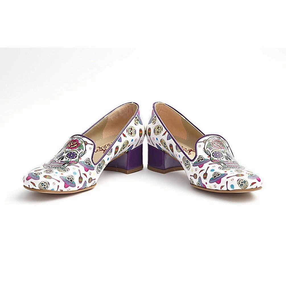 Skull Career Heel Shoes BYZ204 Foam Base