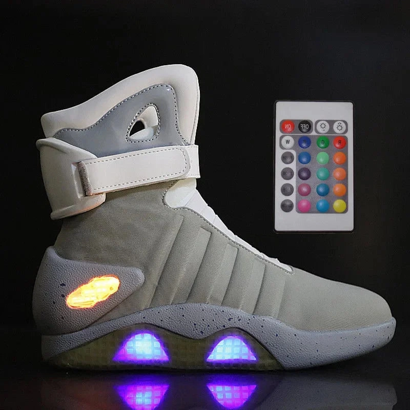 LumeGlow Light-Up LED Boots with Remote Control  Shine in Style for Men and Women Adidas Yeezy Shoes Uk