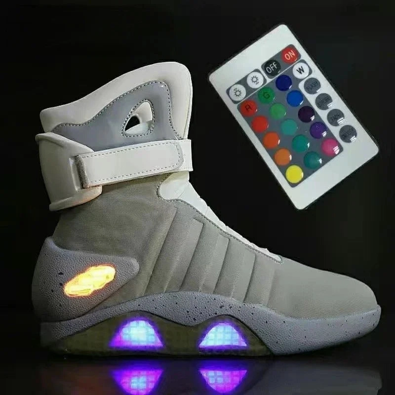 LumeGlow Light-Up LED Boots with Remote Control  Shine in Style for Men and Women