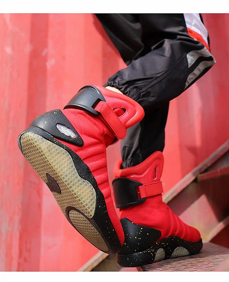 LumeGlow Light-Up LED Boots with Remote Control  Shine in Style for Men and Women Adidas Yunque Shoes