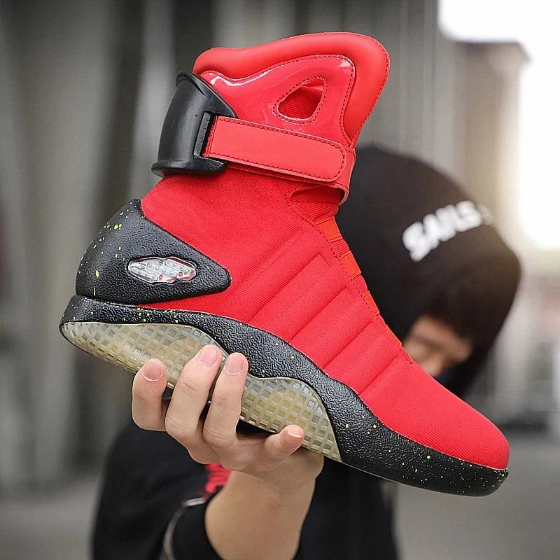 LumeGlow Light-Up LED Boots with Remote Control  Shine in Style for Men and Women