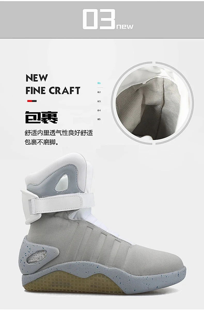 LumeGlow Light-Up LED Boots with Remote Control  Shine in Style for Men and Women Adidas Camping Shoes