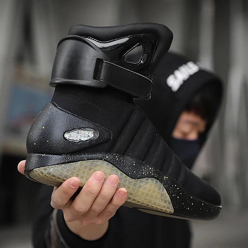 LumeGlow Light-Up LED Boots with Remote Control  Shine in Style for Men and Women