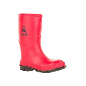 Kamik Red Stomp Children's Rain Boot Camel Knee High Boots