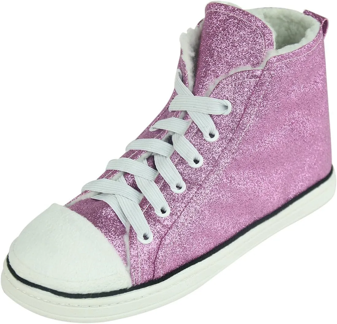 Women'S Warm Winter Plush Indoor House Outdoor Sneaker Slippers Boots Preppy Slippers