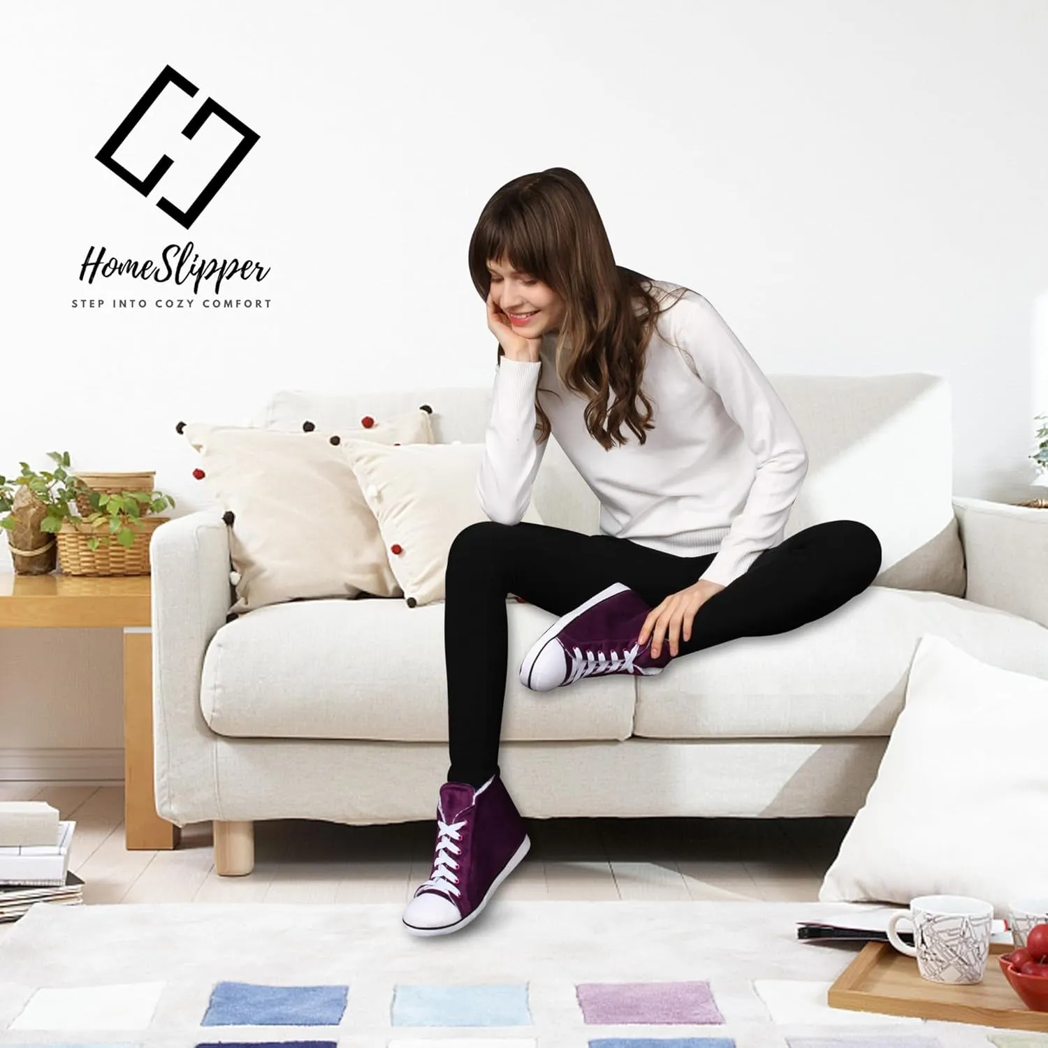 1911 Slides For Sale Women'S Warm Winter Plush Indoor House Outdoor Sneaker Slippers Boots