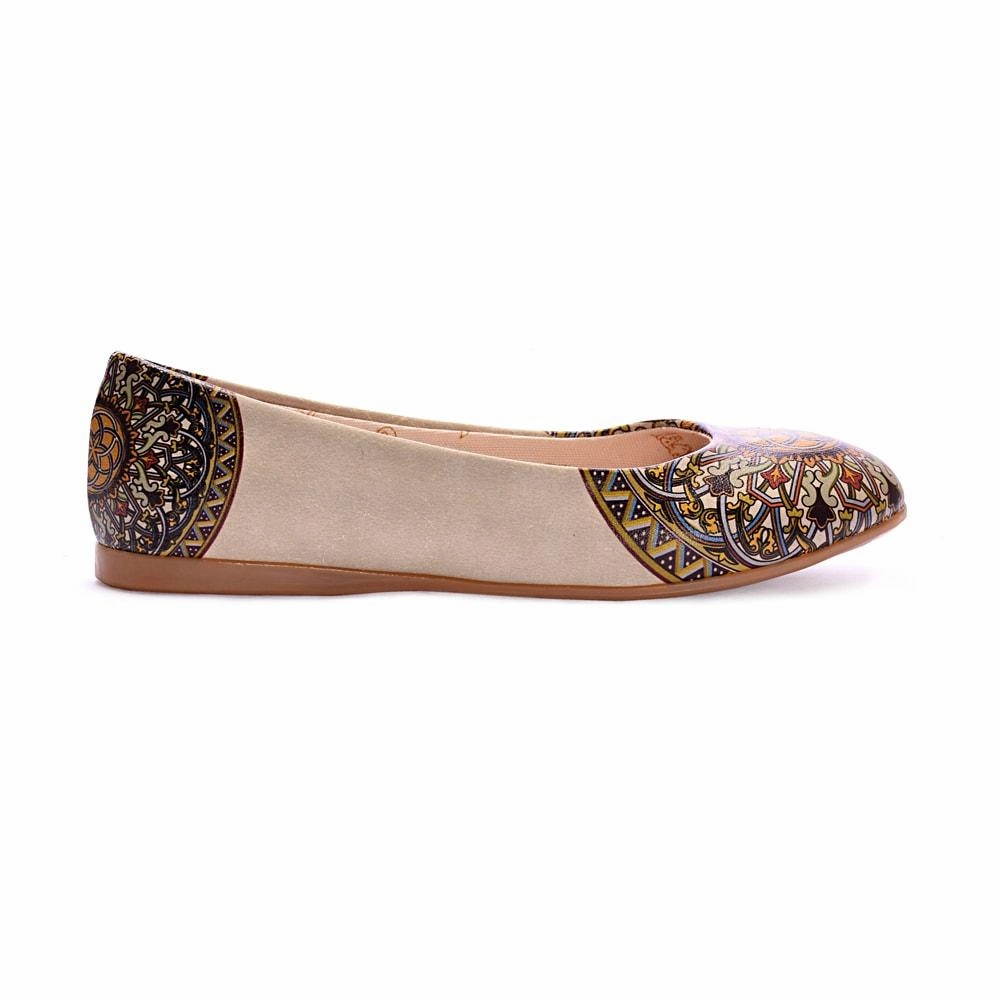 Mandala Ballerinas Shoes 1053 Sky Light Stable base