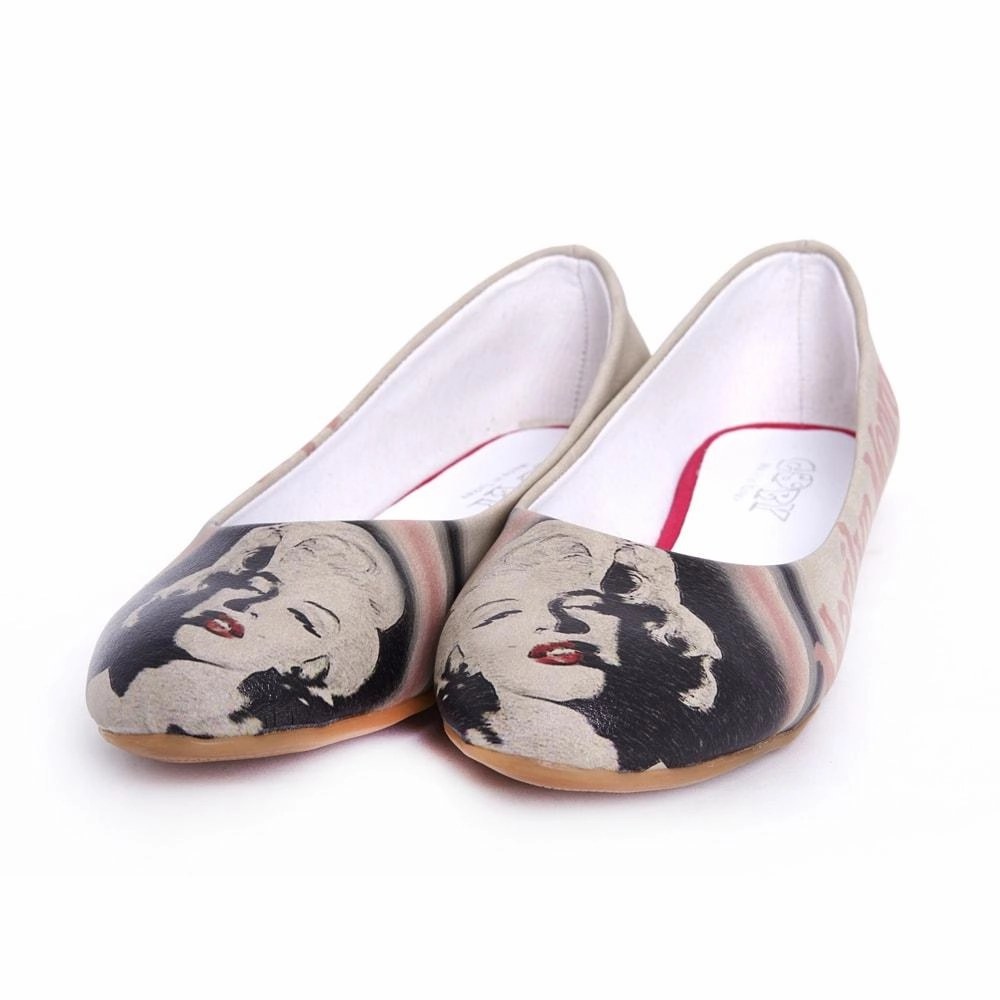 Magic Mood Stable construction Marilyn Monroe Ballerinas Shoes 1036