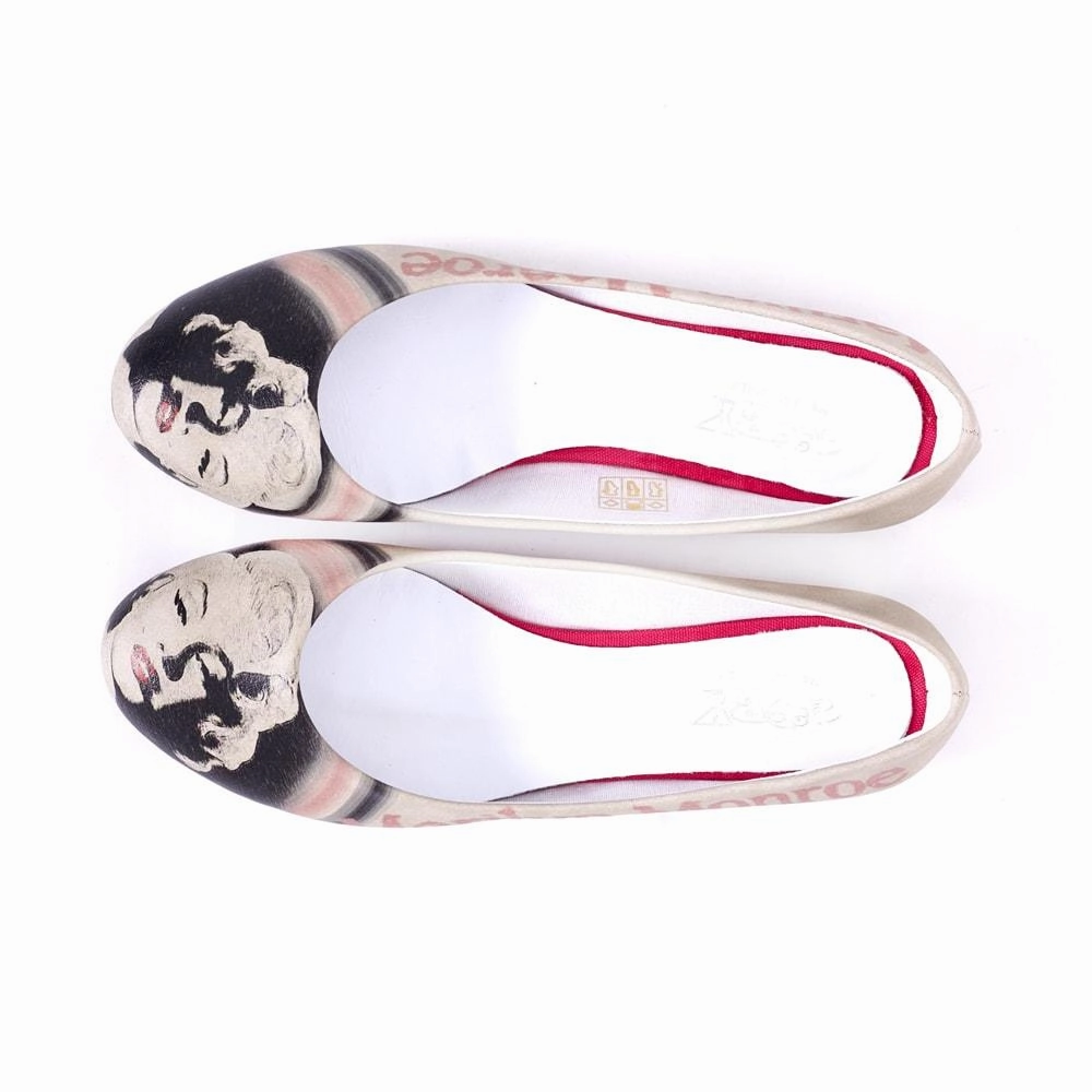 Marilyn Monroe Ballerinas Shoes 1036 Silk Feel