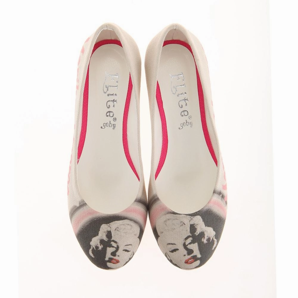 Viral Pop Color Pop Marilyn Monroe Ballerinas Shoes 1113
