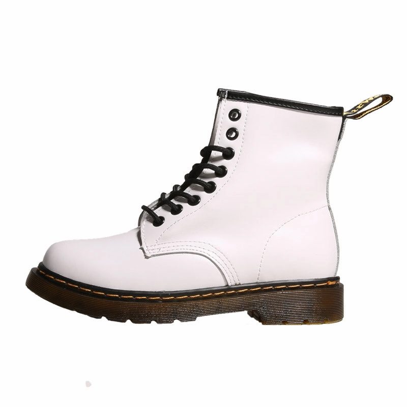 MARTITO EDZIE BRITISH STYLE CHUNKY SOLE EIGHT HOLES HIGH TOP BOOTS See Kai Run Boots