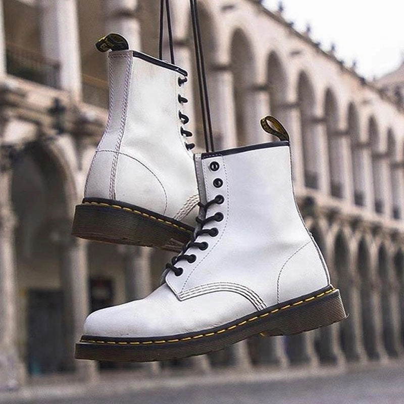 MARTITO EDZIE BRITISH STYLE CHUNKY SOLE EIGHT HOLES HIGH TOP BOOTS Fear Of God Boots