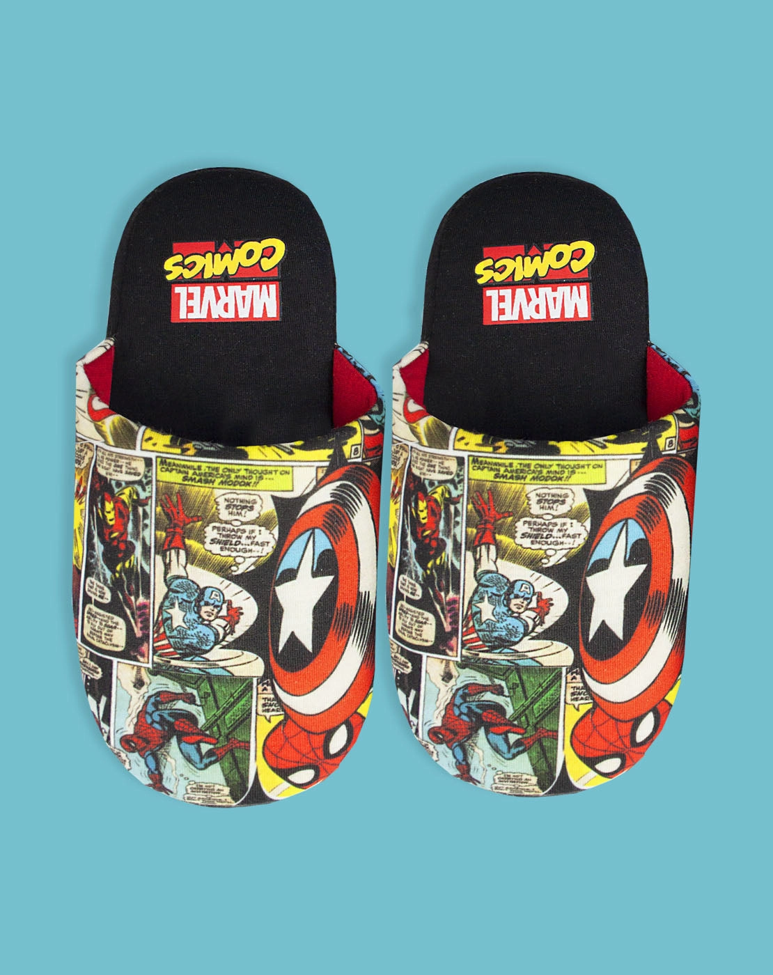 Fortnite Shark Slippers Marvel Avengers Comic Kid's Polyester Slippers - Multi-Coloured