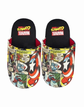 Hydrangea Quercifolia Marvel Avengers Comic Kid's Polyester Slippers - Multi-Coloured