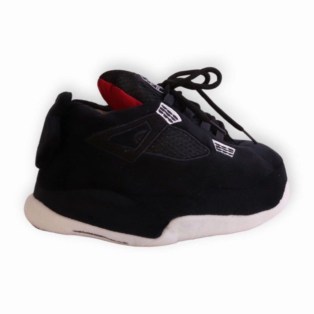 KIDS AJ 4 Style Black Retro Mid Top Unisex Trainer Slippers Cars Mater Slippers