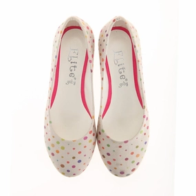 Spotted Ballerinas Shoes 1138 Earth Base