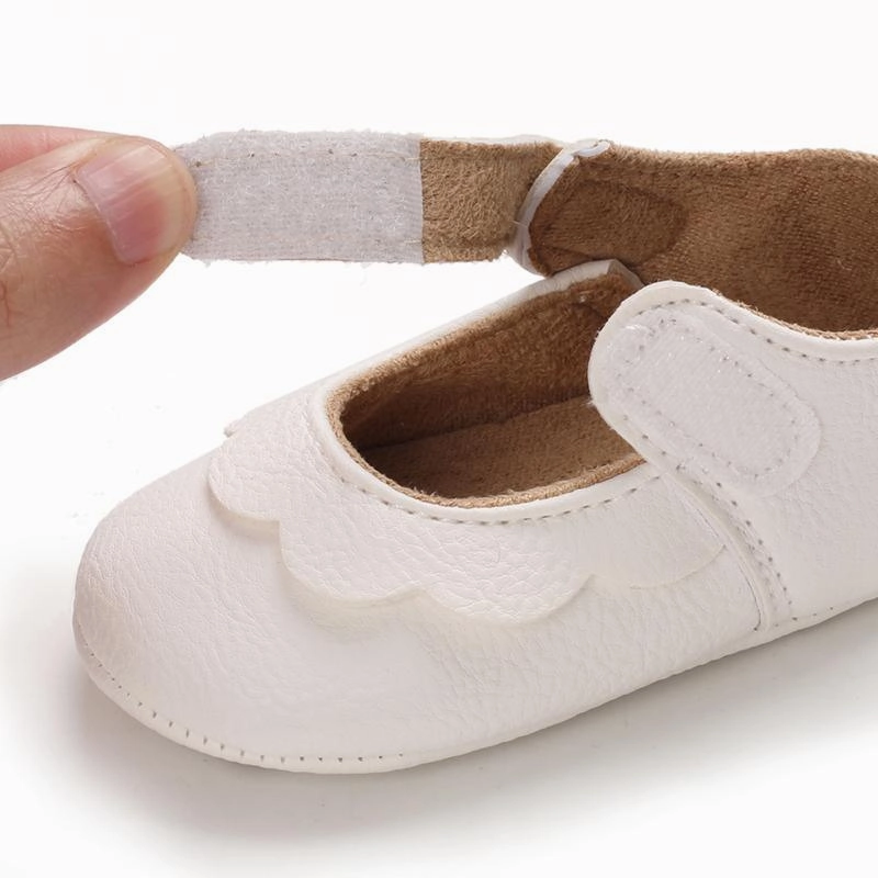 Solid Velcro Design Children Shoes for Baby Girl Buy Asics Running Shoes