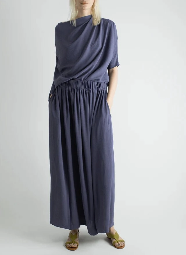 Meg Abstraction Cowl Top (Lilac) Best Comfort Work Boots