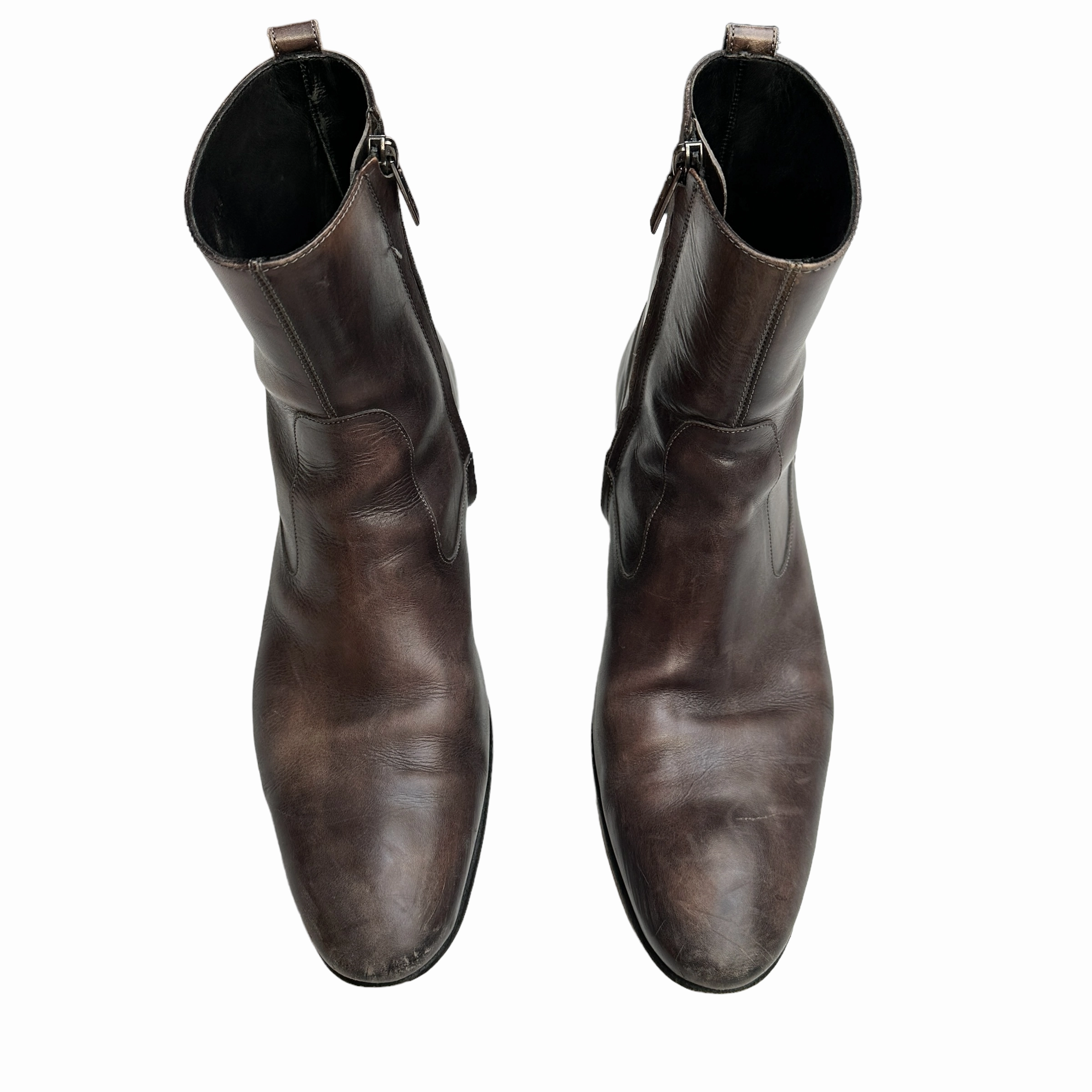 Ugg Boots Wedge Men Brown Leather Boots - 43.5