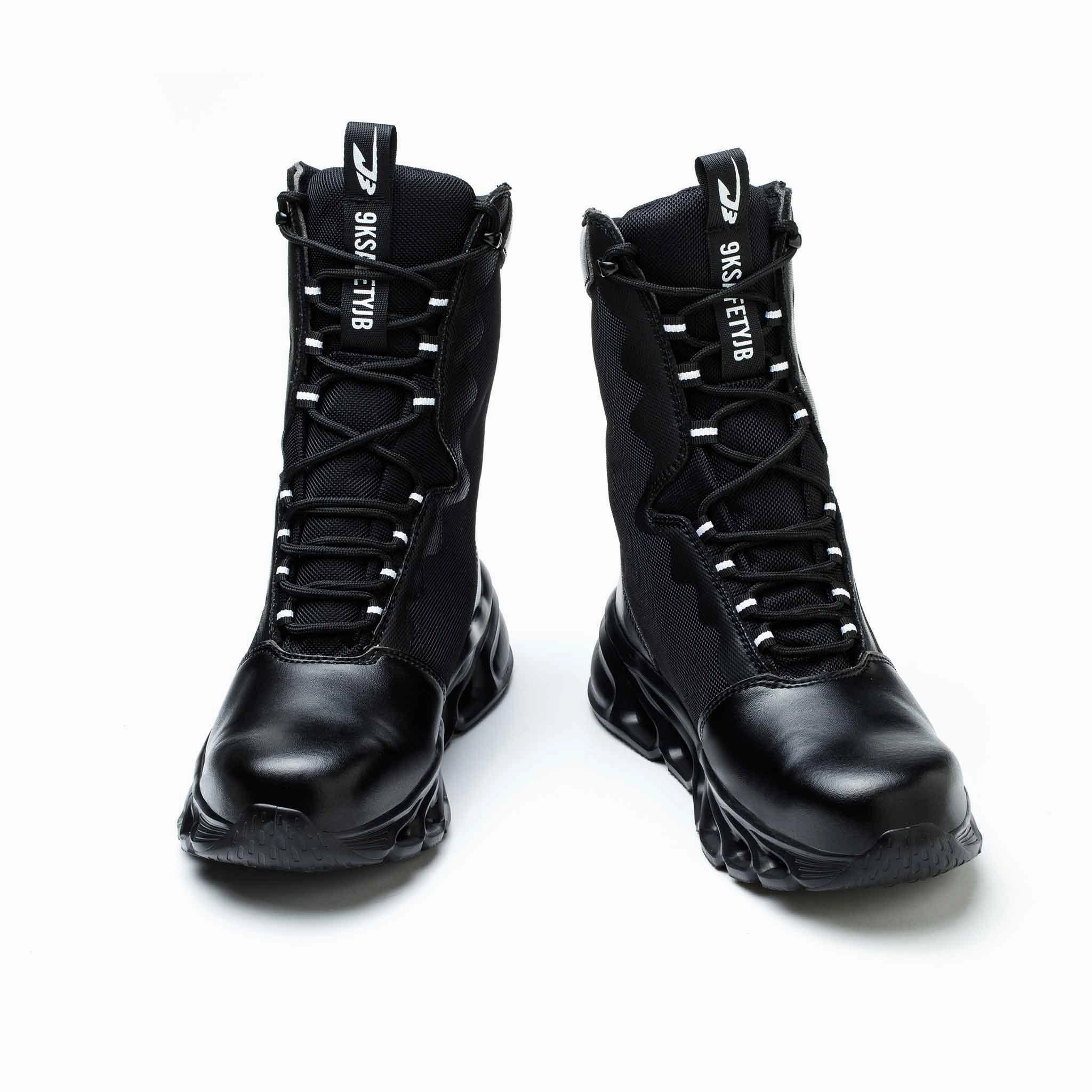 Steel Toe Insulated Work Boots Men's 8-Inch Waterproof Steel Toe Work Boots - Slip-Resistant & Durable | B307