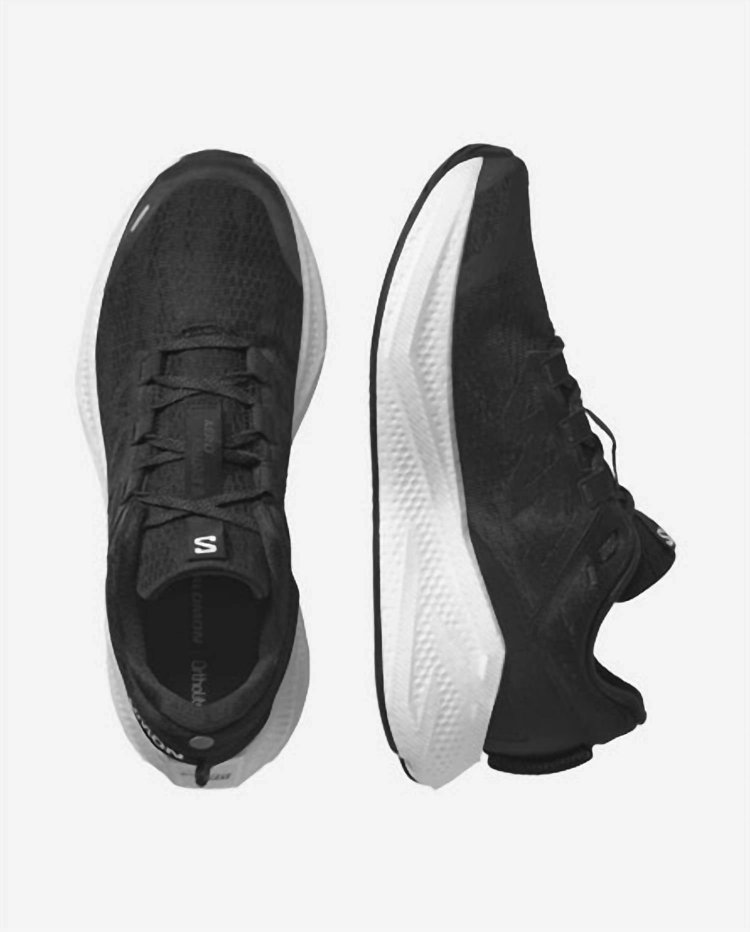 Asics Professional Running Shoes Men's Aero Glide 3 Shoes In Black/white/asphalt