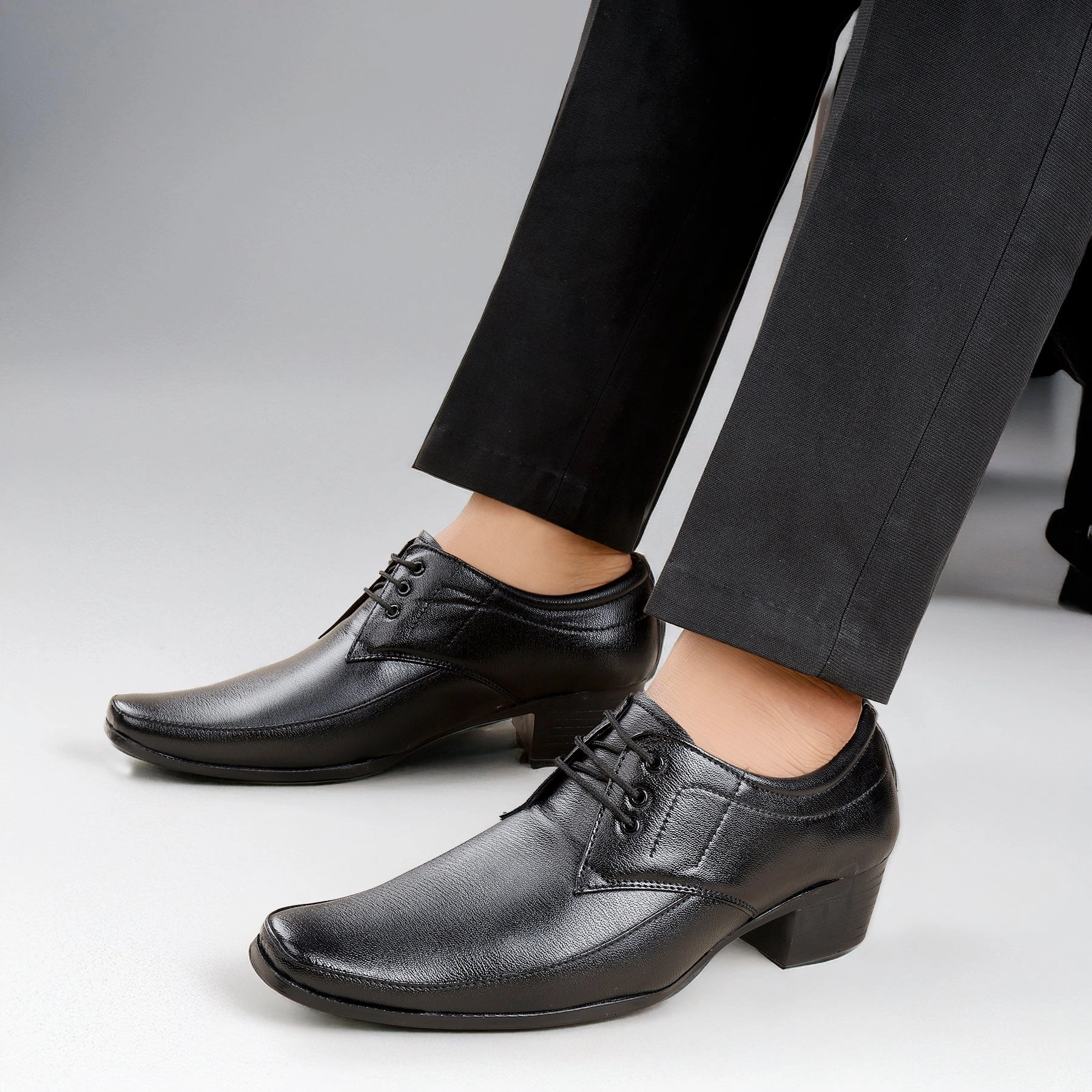 Adidas Shoe Size Chart Compared To Nike Men's Height Increasing Faux Upper Formal Derby Black Lace-Up Shoes