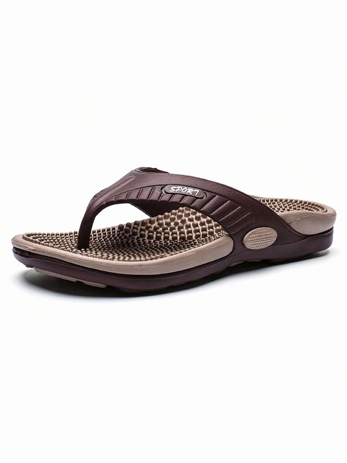 Men's Massage Anti-Skid Slipper: Quick-Drying Comfortable Indoor & Outdoor Sandals Summer Flip Flop Asics Affordable Shoes
