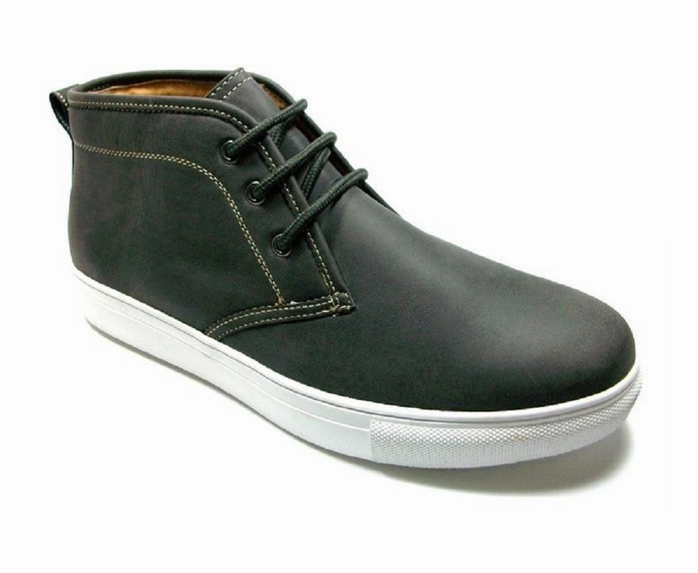 Men's Polar Fox Round Toe Lace Up Canvas Sneakers 55013 Grey-158 Reflective Adidas Shoes