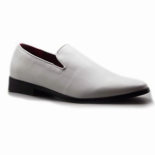 Men's Sparkle Smoking Moccasin Slip On Round Toe Formal Loafers Dress Shoes Packer Shoes X Asics