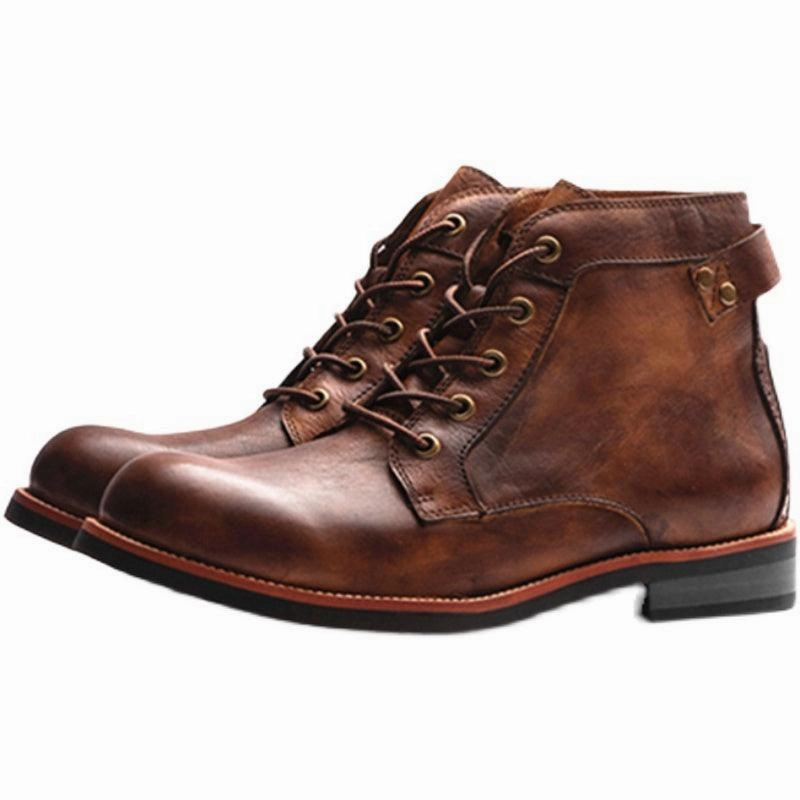 Men Shoes Military Plus Size Workwear Men's Boots Milwaukee Boots