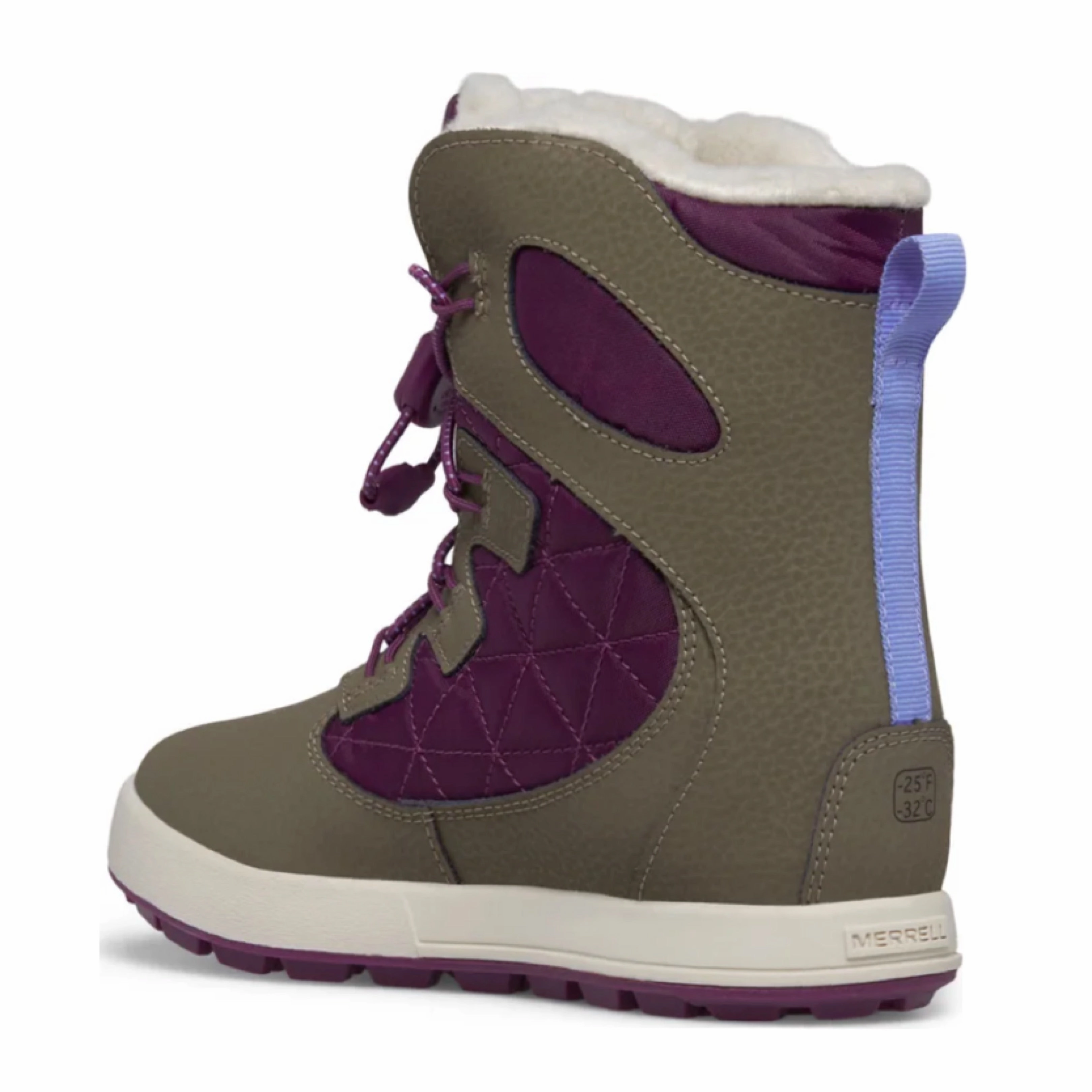 Merrell Truffle/ Plum Cozy Snow Bank 4.0 Childrens/Youth Waterproof Snow Boot Adidas With Gucci Shoes