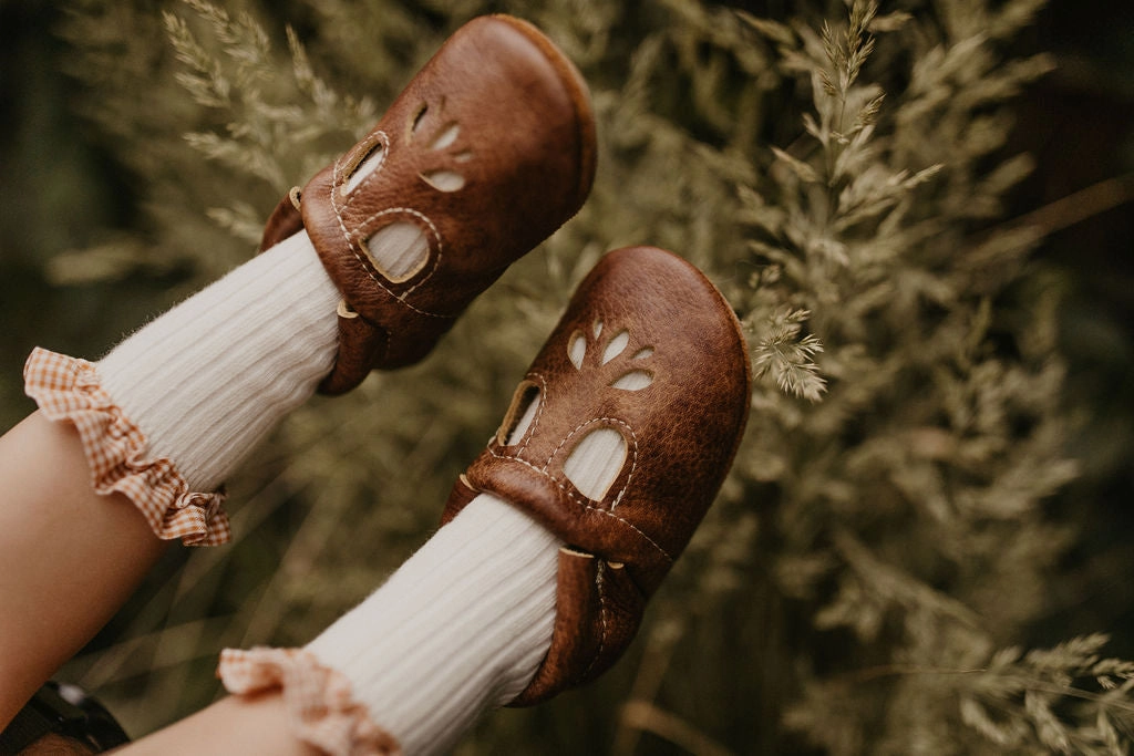 3 Strap High Heels Milk LOTUS T-strap Shoes Baby and Toddler