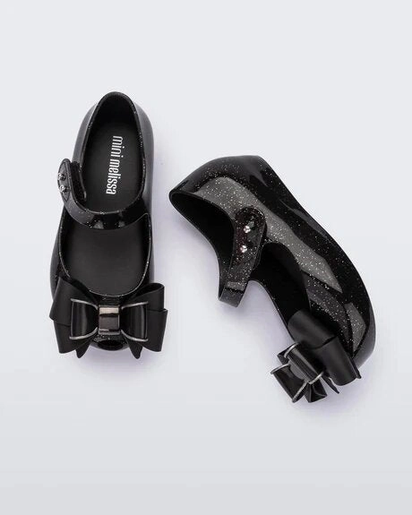 Mini & Melissa Ultragirl Sweet IX - Black Glitter Asics Dynablast 3 Running Shoes