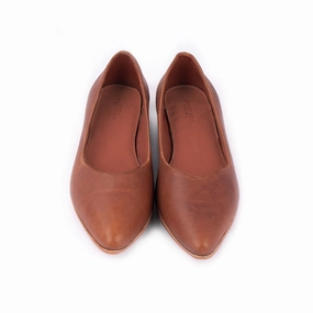 MK22410 - Rumi Flats Brown [Women's Leather Shoes] Seychelles Flats Shoes
