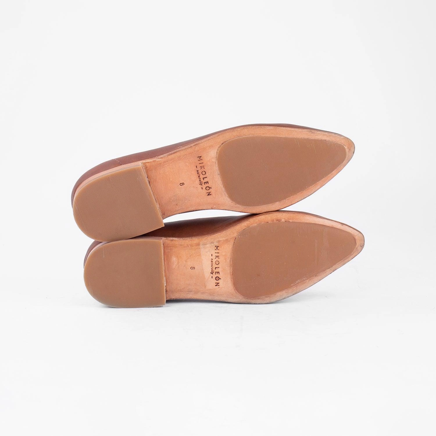 MK22410 - Rumi Flats Brown [Women's Leather Shoes] Rack Room Shoes Flats