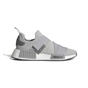 ADIDAS GW9470 NMD_R1 STRAP WMN'S (Medium)  Gray/White/Gray Stretch Knit Running Shoes Slow Pace
