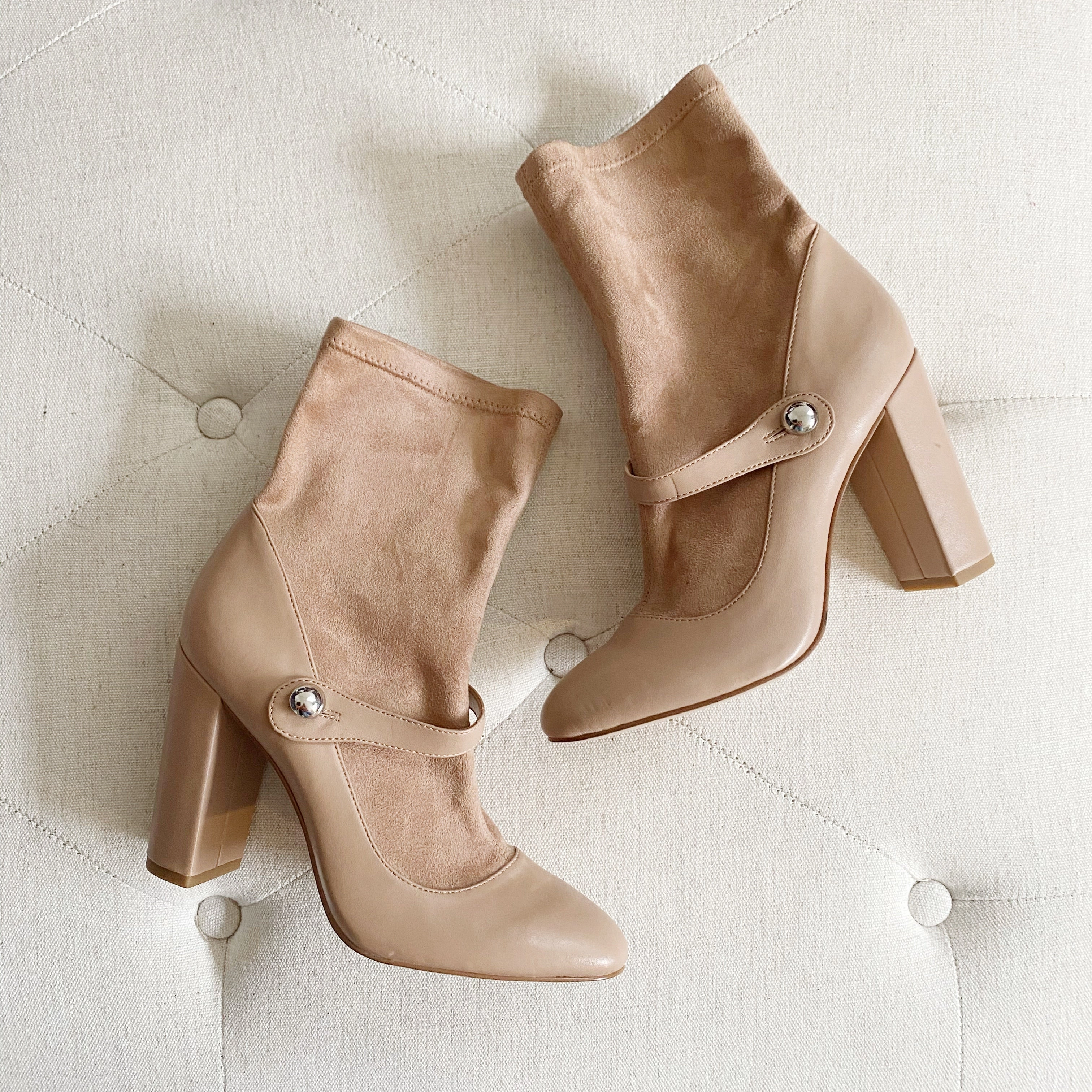 Adidas Grand Court Alpha 00s Shoes BCBGeneration Leather Suede Heel Booties 7 New