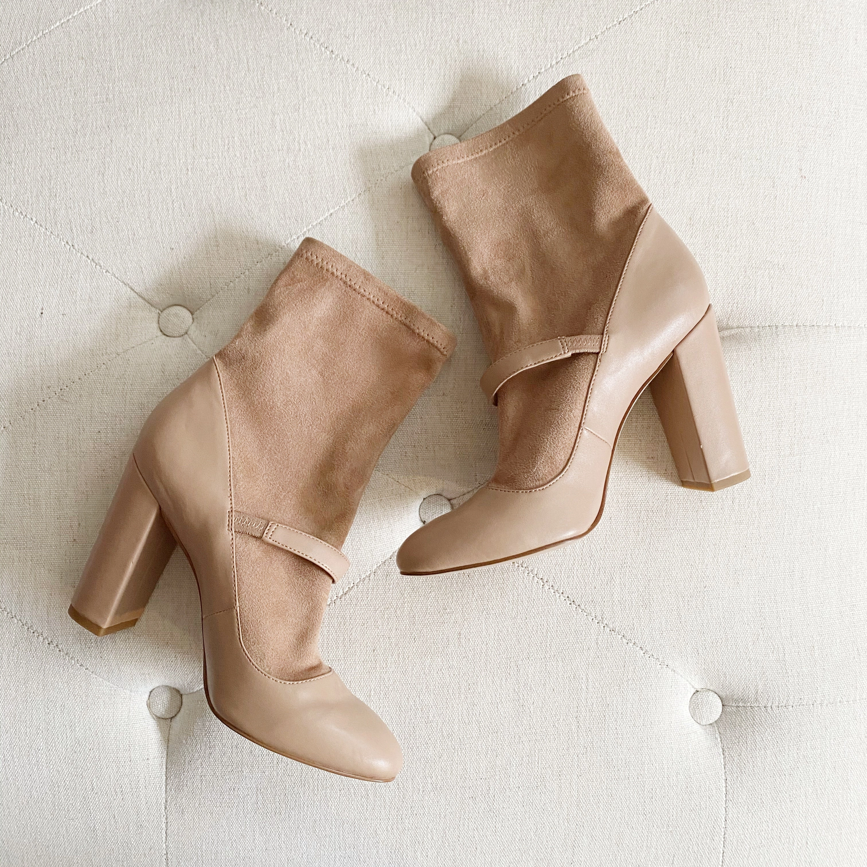 Adidas Shoe Size Chart BCBGeneration Leather Suede Heel Booties 7 New