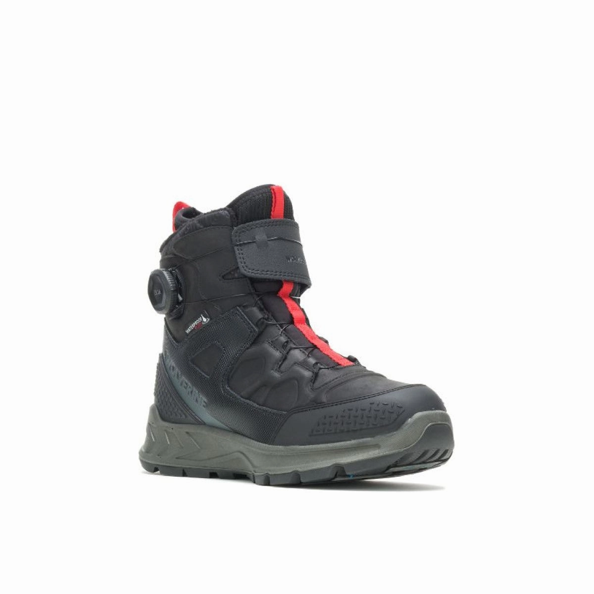 WOLVERINE W880115-EW SHIFTPLUS POLAR RANGE BOA WP MN'S (Extra Wide) Black Leather Winter Boots Emergency Response Shoes