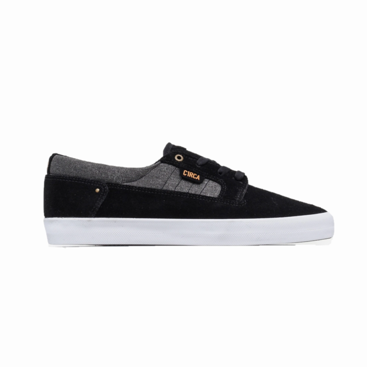 Galaxy Jog Fog Jog CIRCA LANCER-BKIG LANCER MN'S (Medium) Black/Ink/Gold Canvas Skate Shoes