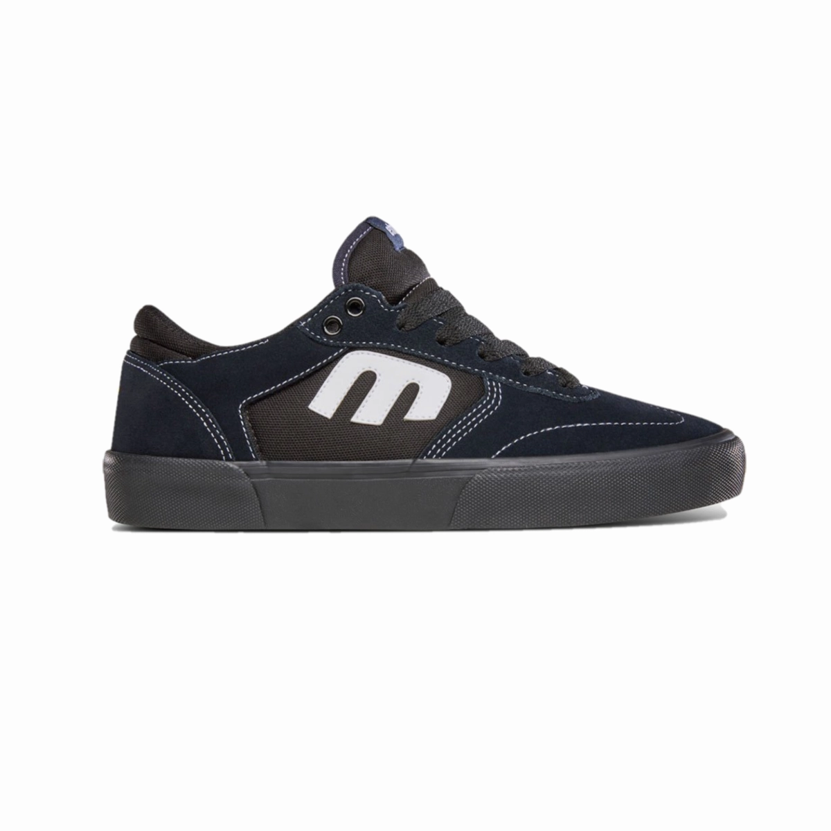 Urban Youth ETNIES 4101000543 448  WINDROW VULC MN'S (Medium) Blue/Black/White Suede & Canvas Skate Shoes