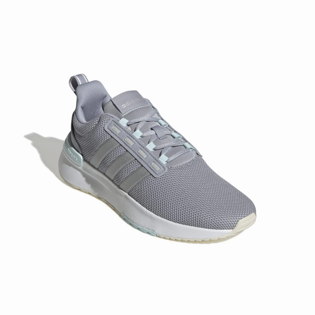 Style Pop Grab Now ADIDAS GX4202 RACER TR21 WMN'S (Medium) Silver/Silver/Grey Leather & Textile Running Shoes