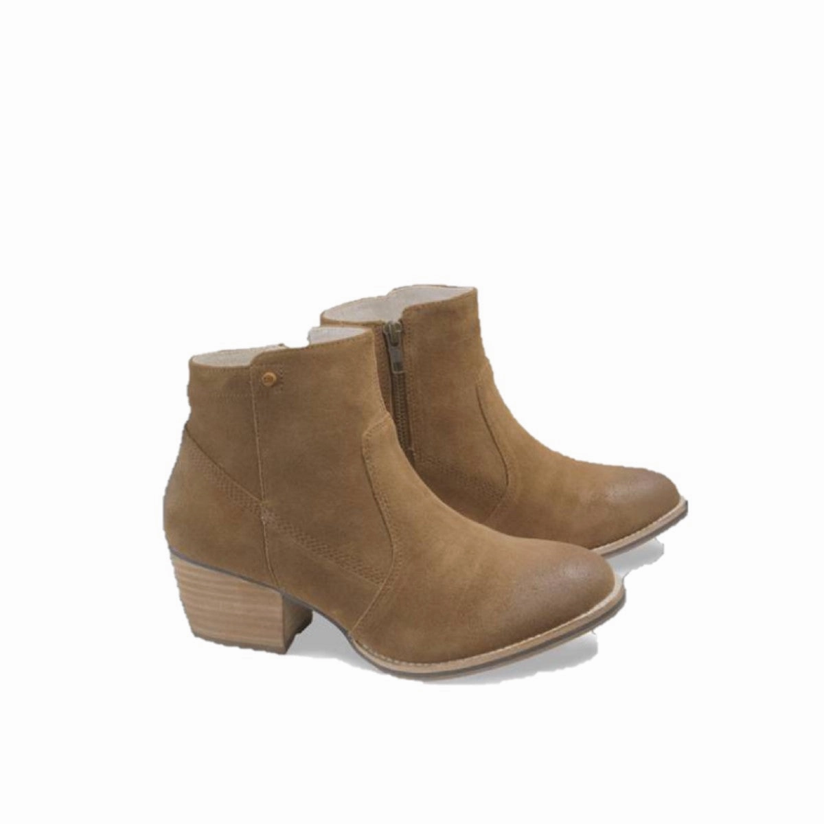 CATERPILLAR P309968 CIDER WMN'S (Medium) Brown Leather Casual Boots Crisp Lines Trail grip