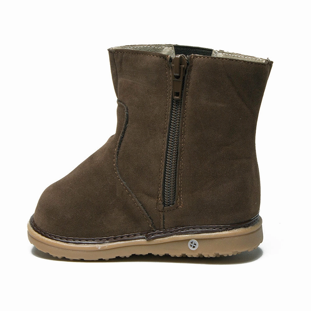 Best Adidas Gym Shoes Mooshu Toddler Girl's Maddie Tall Suede Zipped Squeaky Riding Boots